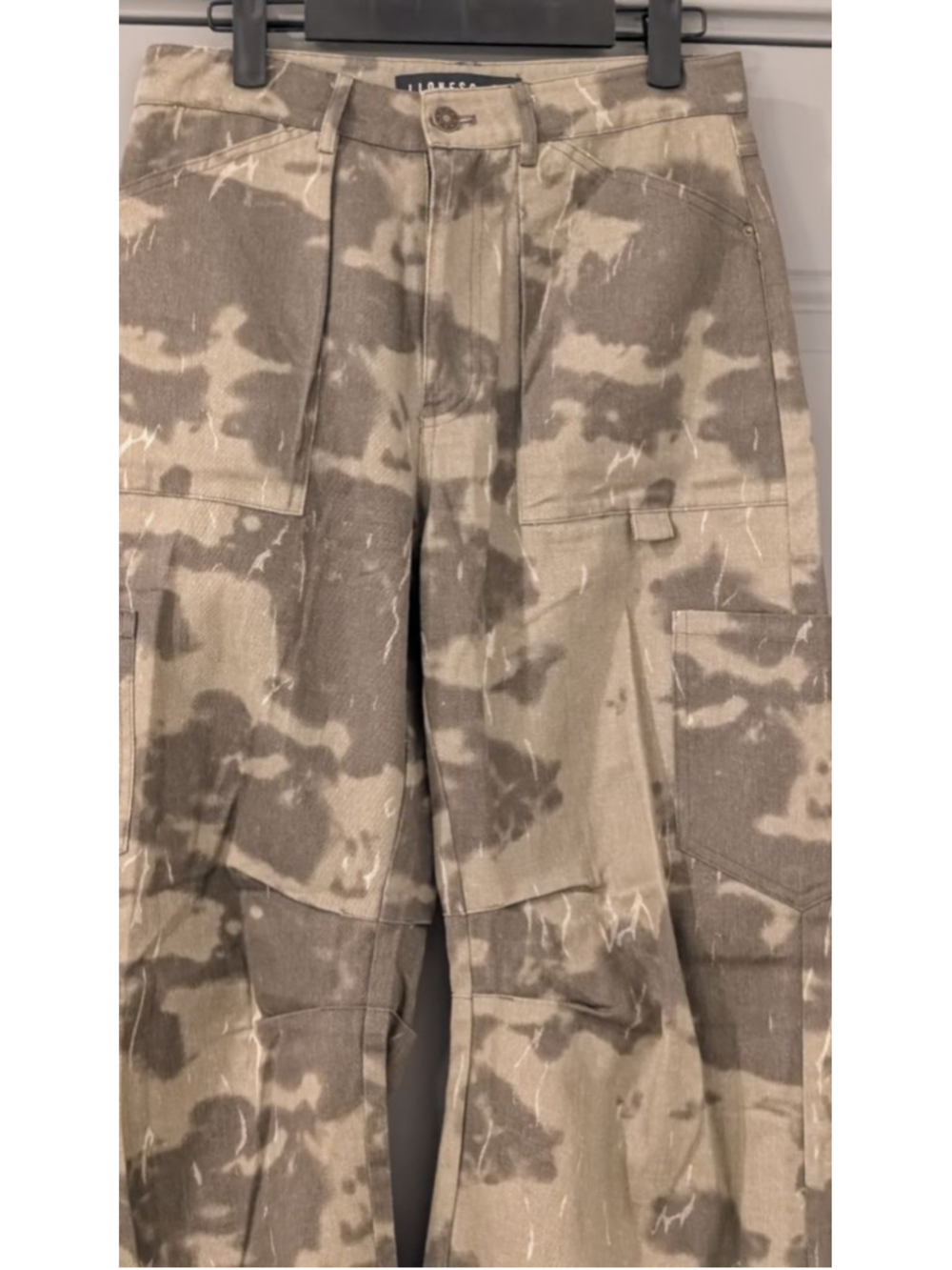 Women's Lioness Wide Leg Pants S Beige Brown Camo from Revolve - Picture 5 of 10